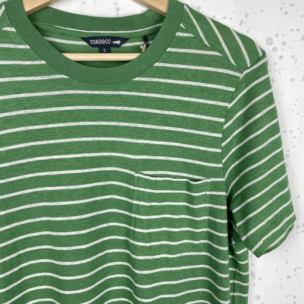 NWT Toad & Co Grom Hemp Short Sleeve Crew Tee S - Picture 5 of 9